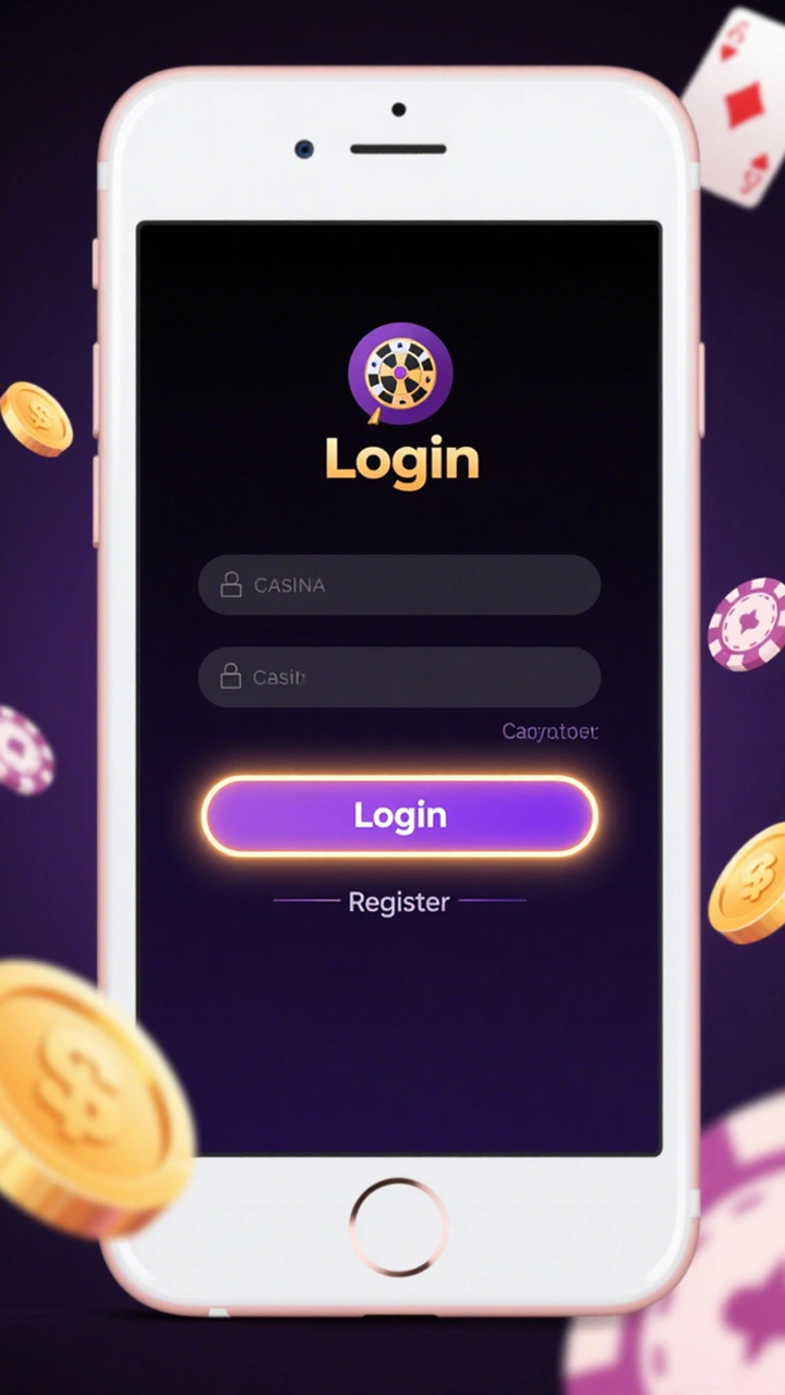 Aplicativo da c18 exibido em smartphone responsivo